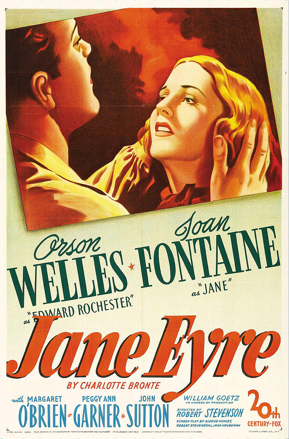 Jane Eyre - 1944 Mixed Media by Movie World Posters