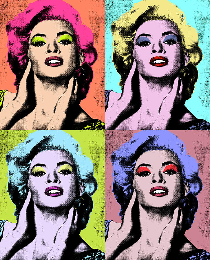 Hollywood Mixed Media - Jayne Mansfield pop art by Movie World Posters