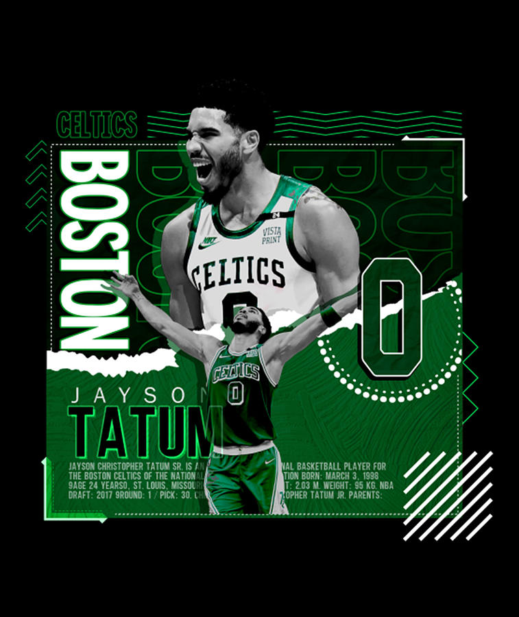 Jayson Tatum Basketball Digital Art by Kelvin Kent | Pixels