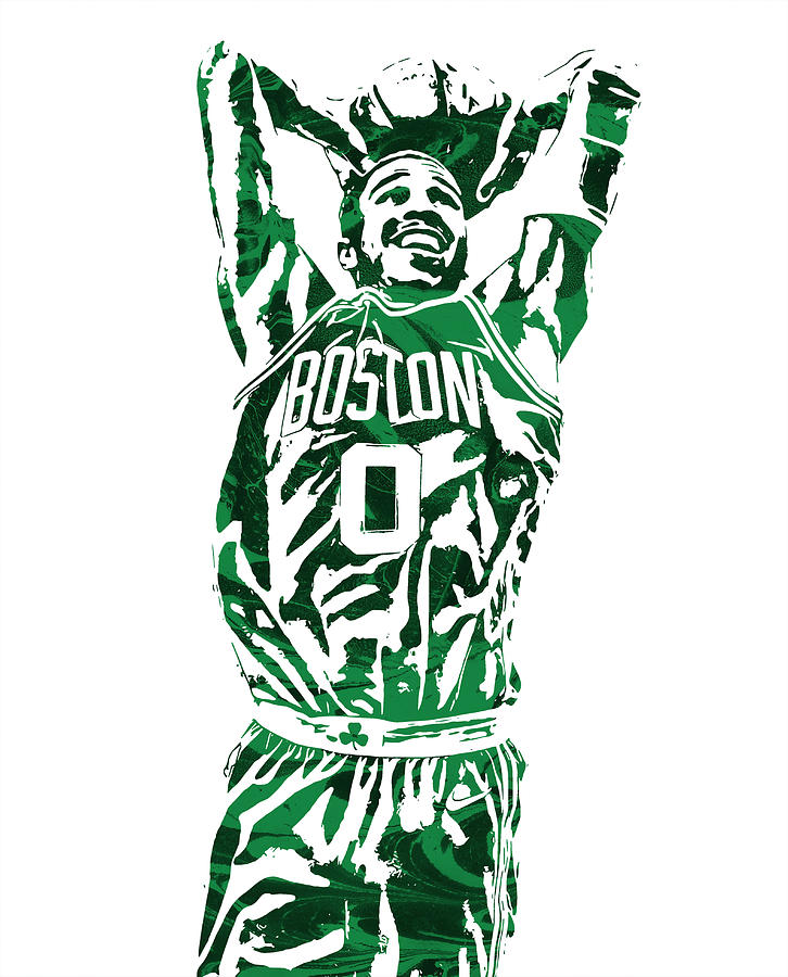 How to Draw Jayson Tatum for Kids - NBA Boston Celtics 