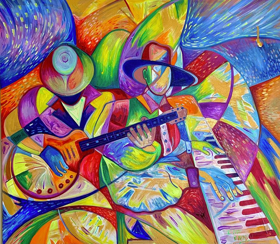 Jazz abstract  Painting by Emery Franklin