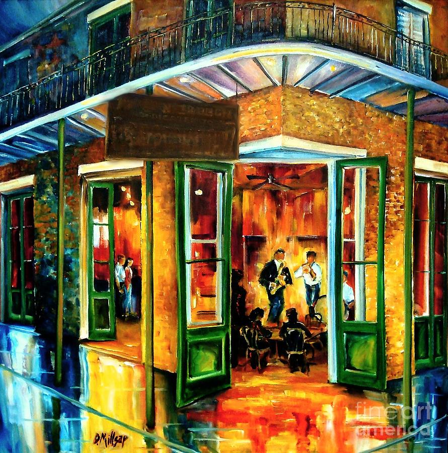 Jazz at the Maison Bourbon Painting by Diane Millsap