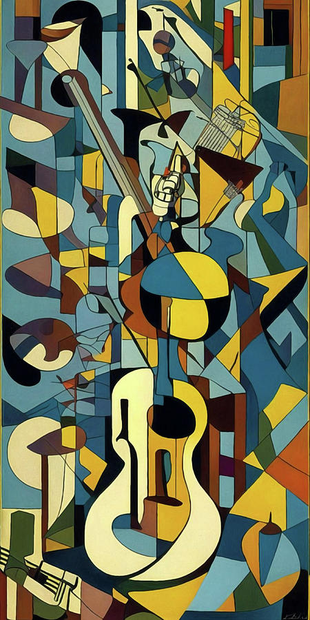 jazz blues Buy Original AI Art Online Digital Art by S Art - Pixels