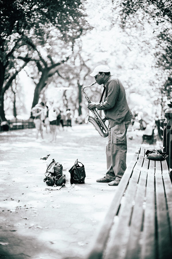 Jazz, Central Park, New York Photograph by Eugene Nikiforov