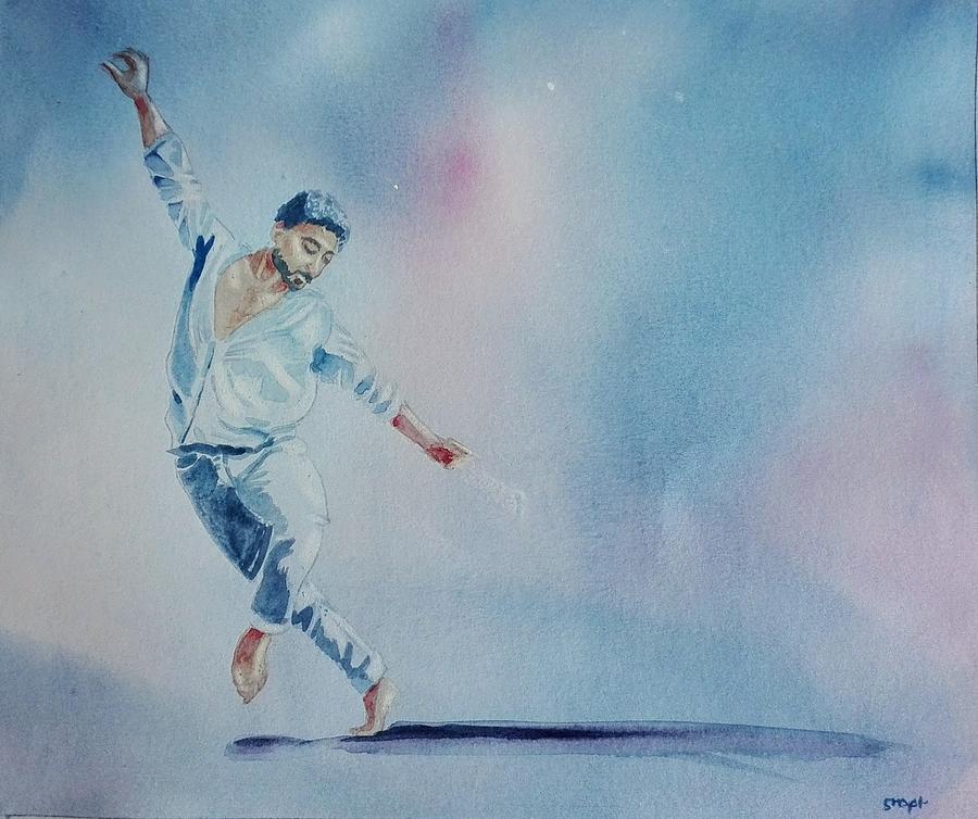 Jazz Dance Painting by Sandie Croft