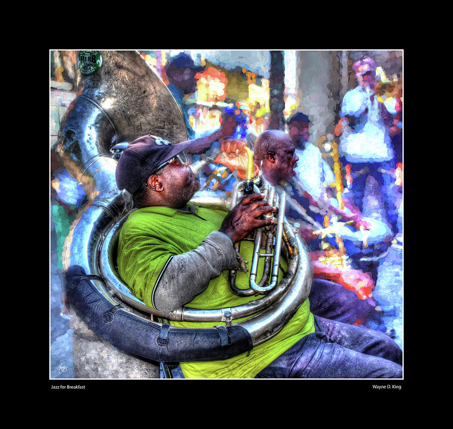 Jazz for Breakfast Poster Photograph by Wayne King