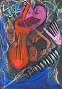 Jazz Drawing by Gary Wohlman