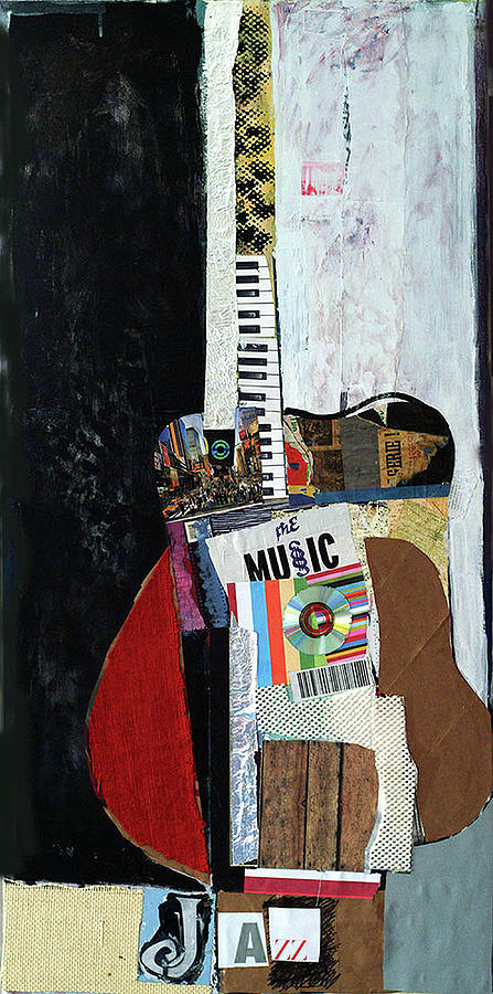 Jazz Guitar Mixed Media by James Hudek