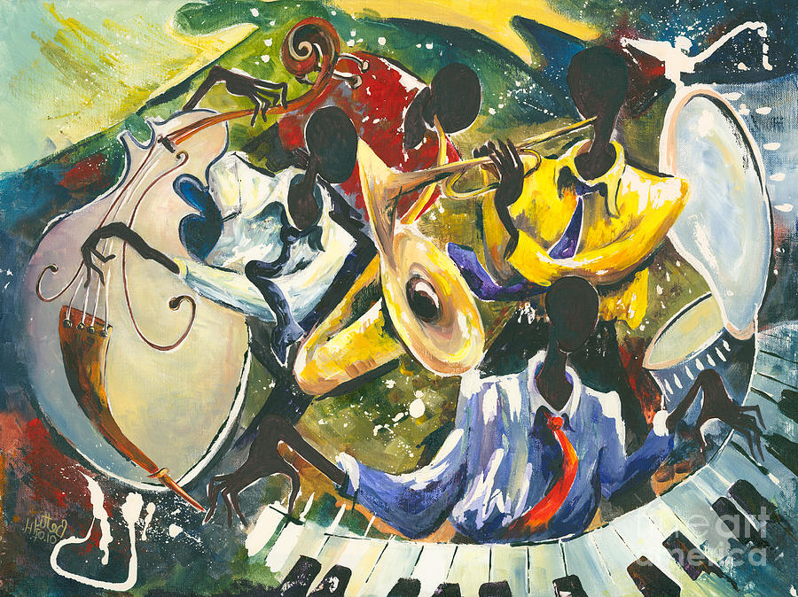 Jazz no. 1 Painting by Elisabeta Hermann