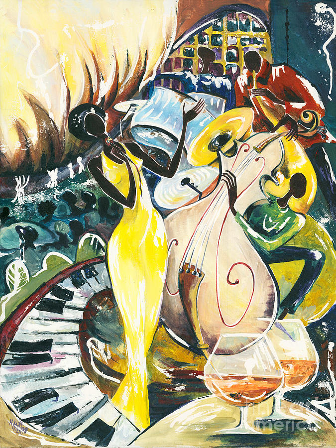 Jazz No.2 Painting by Elisabeta Hermann
