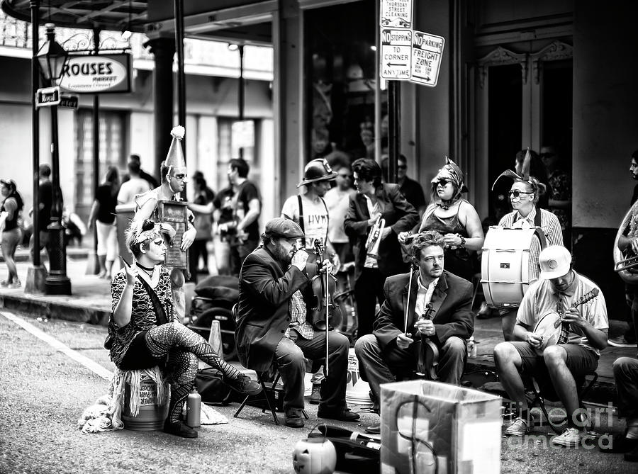 Jazz Style in the French Quarter New Orleans Photograph by John Rizzuto