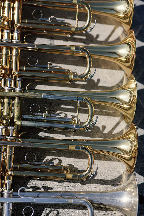 Jazz Trumpets Photograph by Laura Fasulo