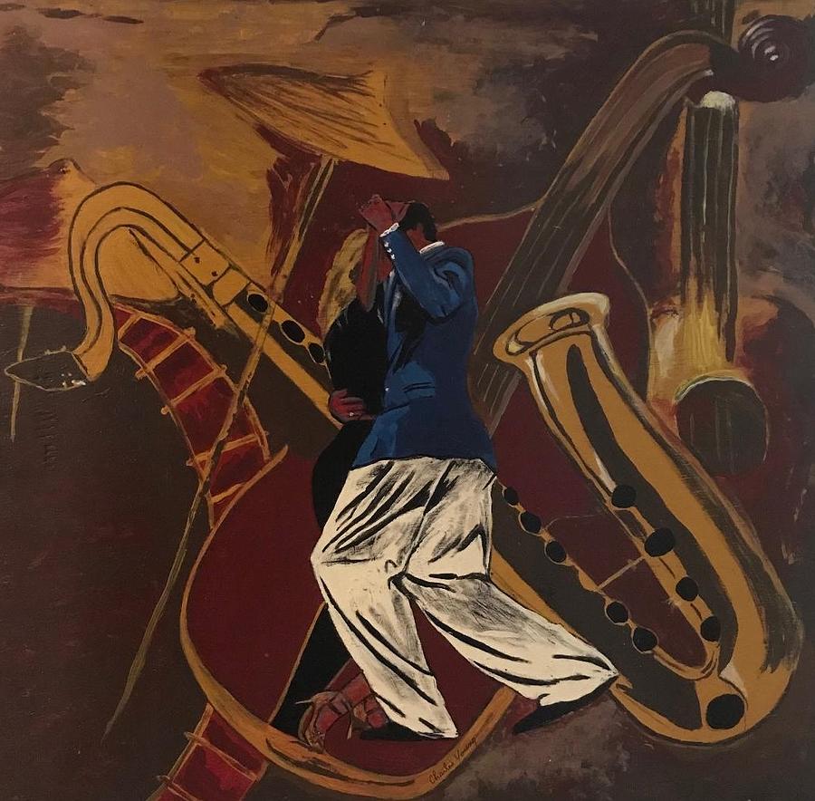 Jazzin Man Painting by Charles Young
