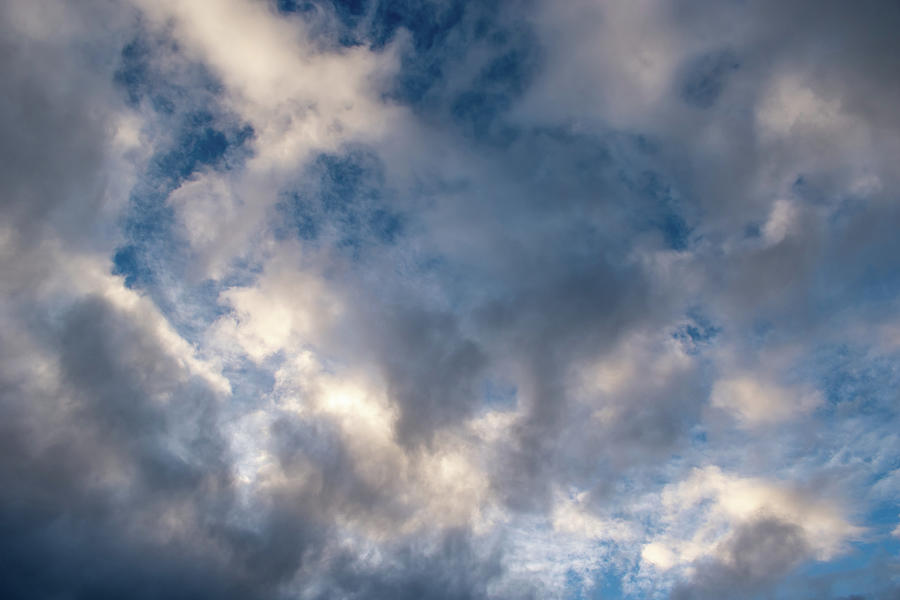 Jazzy Blue Sky Photograph by Linda MacFarland - Fine Art America