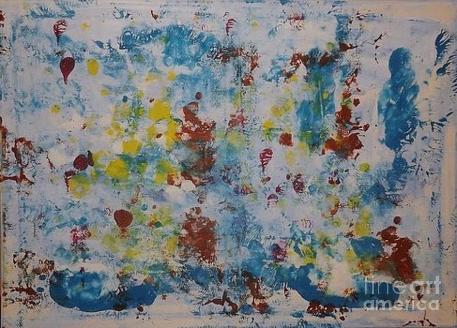 Jazzy Blue Too Painting by Denise Morgan