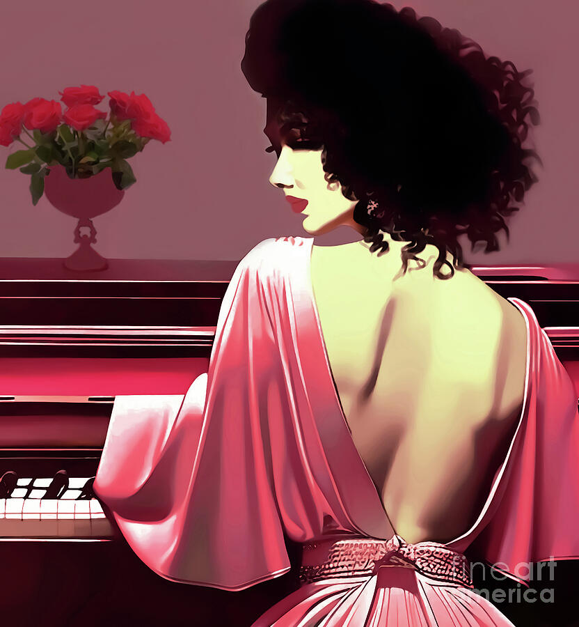 Jazzy Pianist Digital Art by Eddie Eastwood