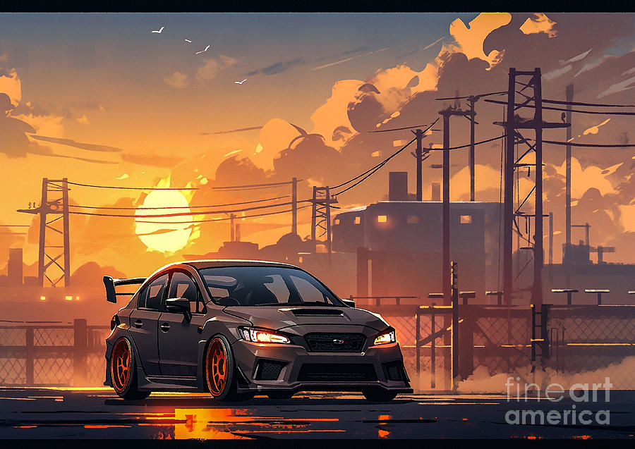 JDM car Toyota Altezza Lexus IS in the US Drawing by Destiney Sullivan ...