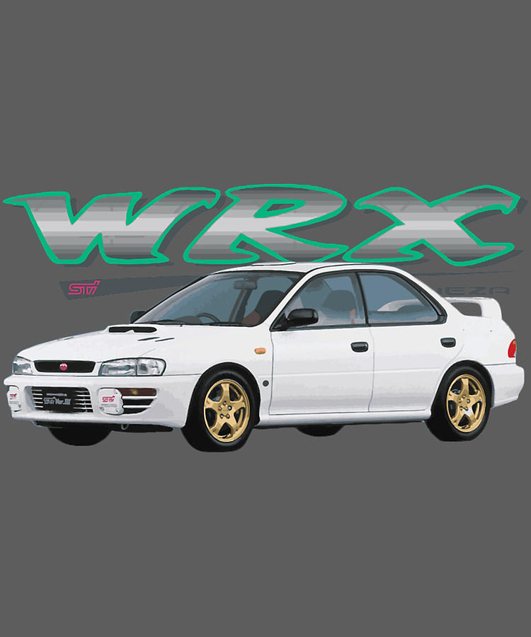 JDM Impreza WRX STI GC8 Version 3 III type r aspen white colin mcrae ...