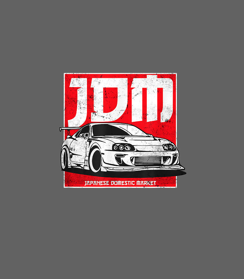 JDM Japanese Automotive Retro Race Badge Vintage Tuning Car Digital Art ...