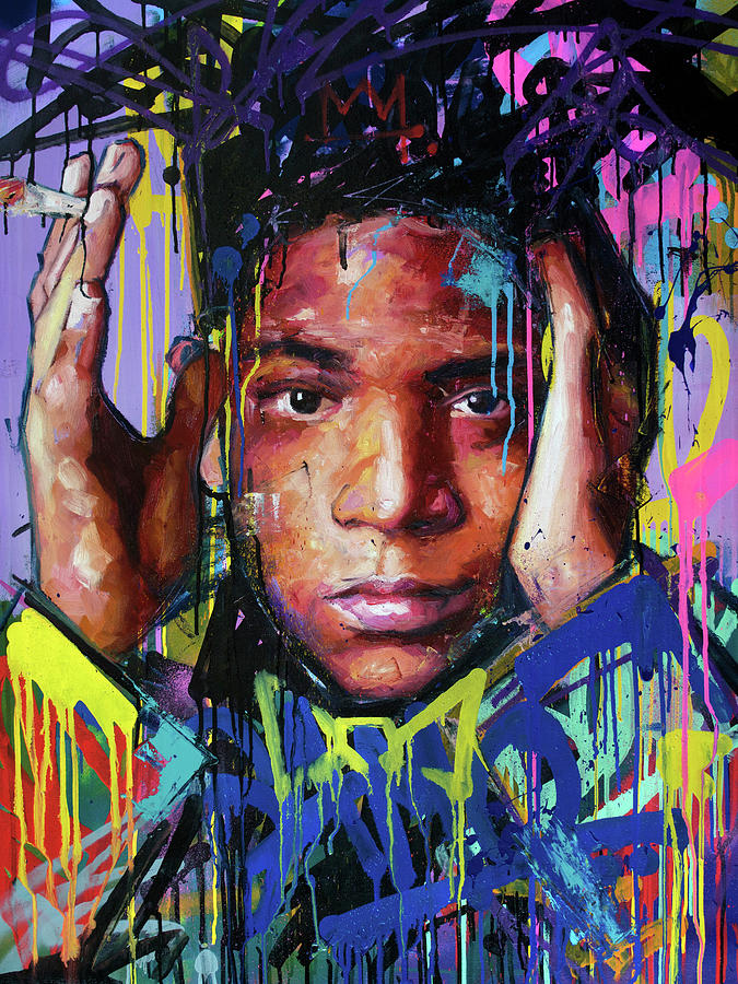 Jean-Michel Basquiat IV Painting by Richard Day