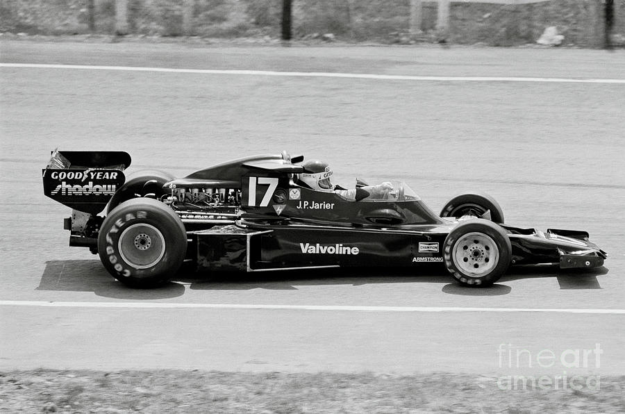 Jean Pierre Jarier. 1976 Spanish Grand Prix Photograph by Oleg Konin