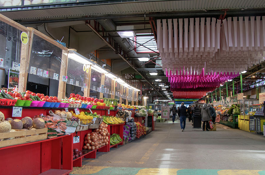 Jean Talon Market alley Photograph by Avenue Des Images Jean Talon Market alley Photograph by Avenue Des Images