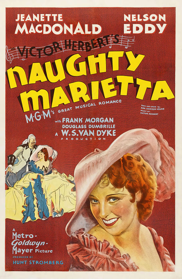 JEANETTE MACDONALD in NAUGHTY MARIETTA -1935-, directed by W. S. VAN DYKE. Photograph by Album