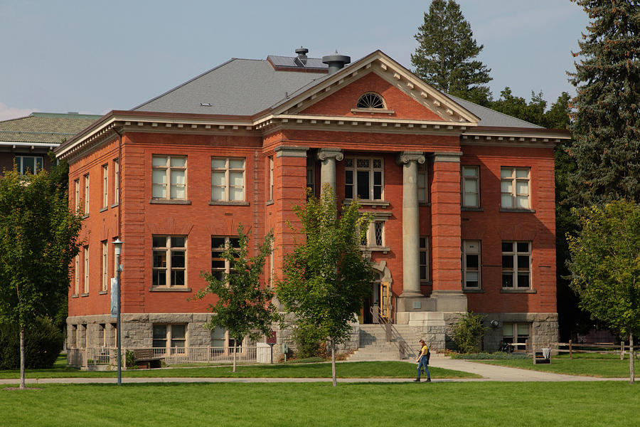 Jeanette Rankin Hall at the University of Montana Photograph by Eldon ...