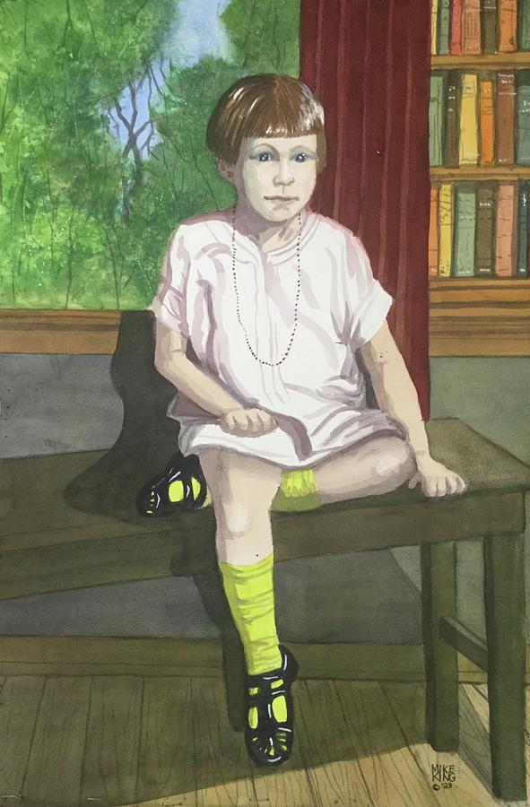 Jeanne At 7 Years Painting