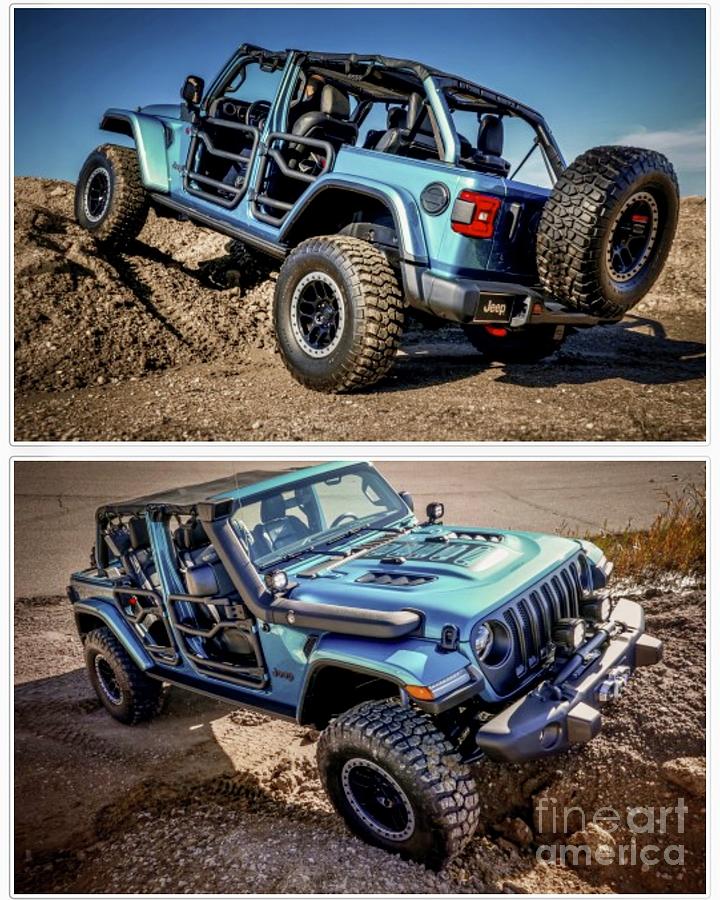 Jeep Affliction  Photograph by EliteBrands Co
