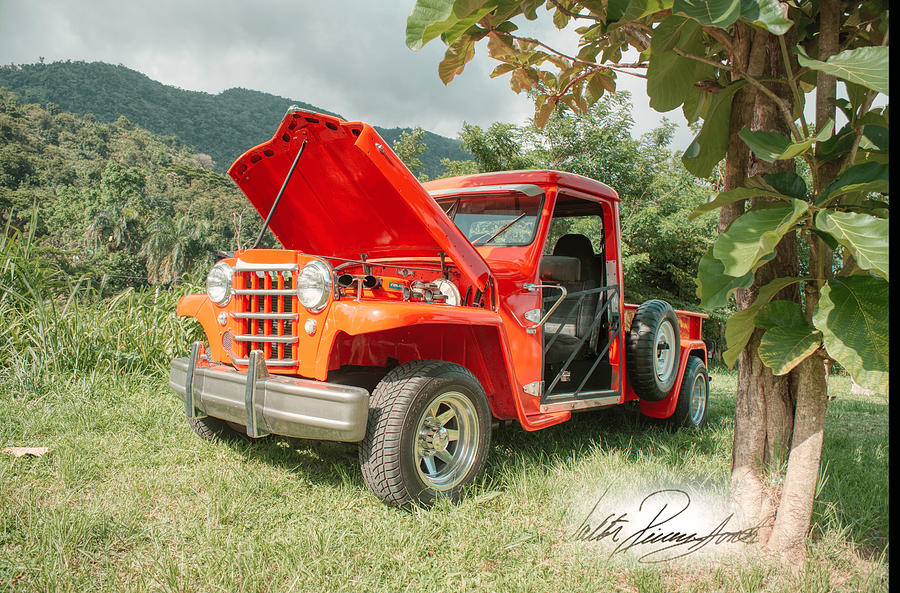 Jeep Wheely Mr. Delgado, Coabey, Jayuya, Puerto Rico Photograph by Walter Rivera-Santos