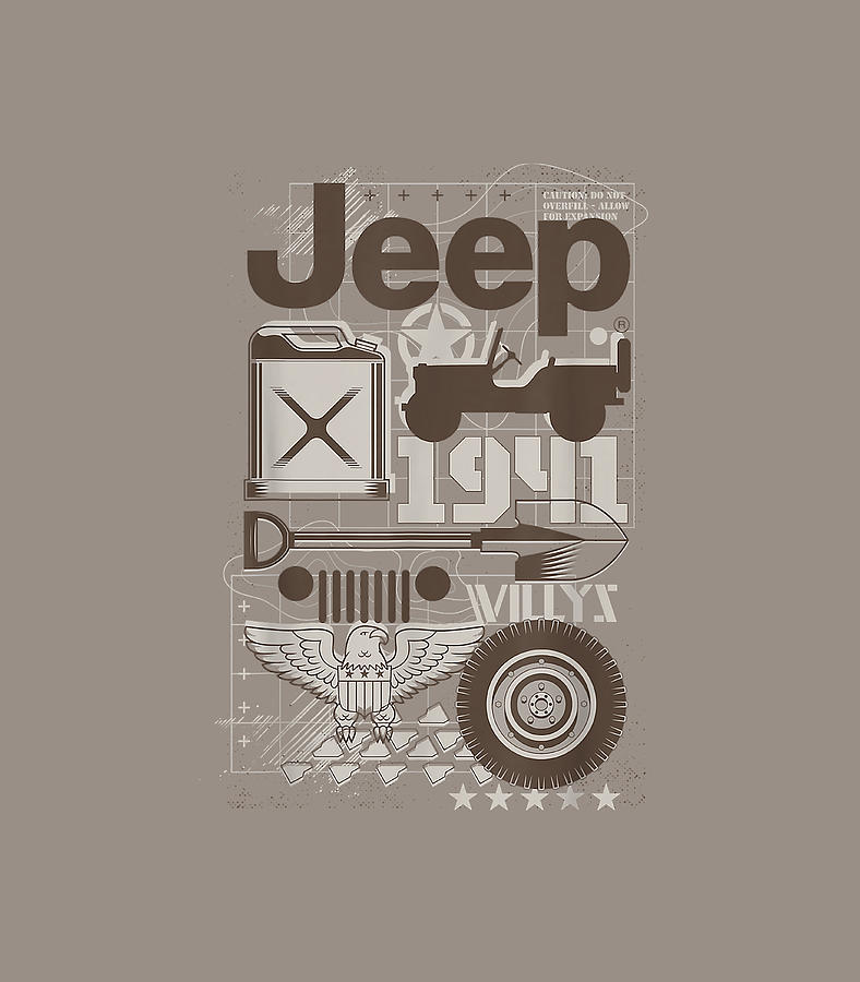 Jeep Willys 1941 Digital Art by Kesson Janna - Pixels