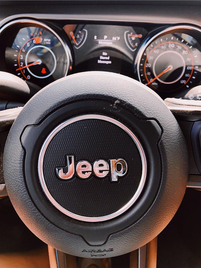 Jeep Wrangler Steering Wheel Photograph by Hannah Riley - Pixels