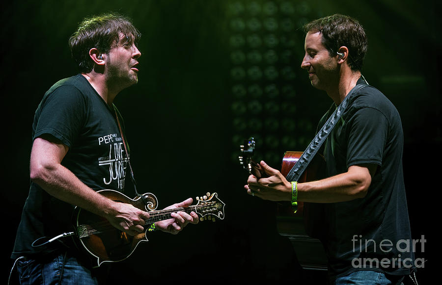 Jeff Austin and Adam Aijala with Yonder Mountain String Band Photograph by David Oppenheimer