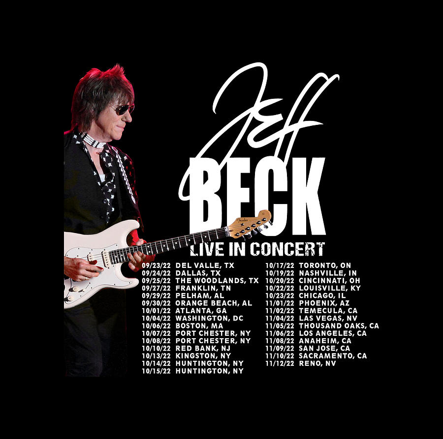 jeff beck tour 2022 usa