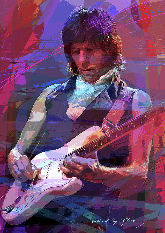 Jeff Beck Wired Painting