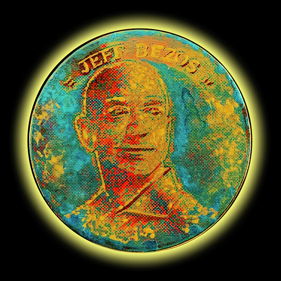 Jeff Bezos Mixed Media by Wunderle