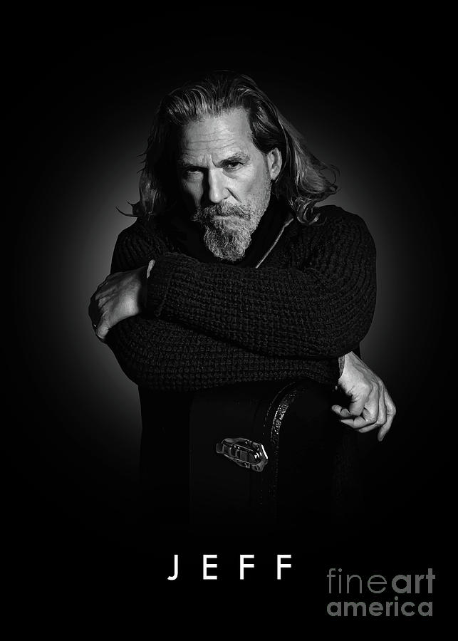 Jeff Bridges Digital Art - Jeff Bridges by Bo Kev