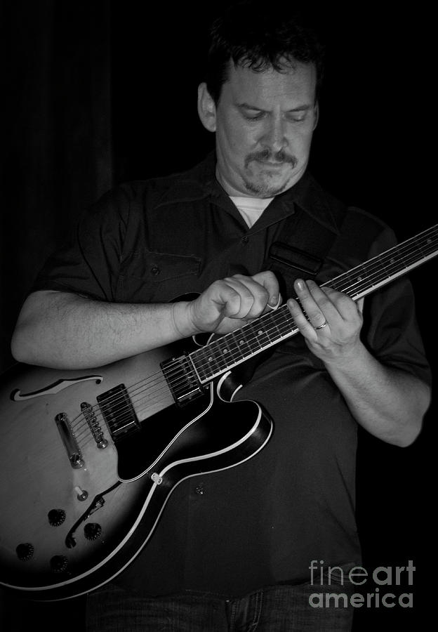 Jeff Raines on Guitar with Galactic Photograph by David Oppenheimer