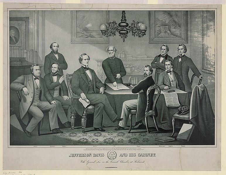 Jefferson Davis and his cabinet Photograph by Popular Art - Fine Art ...