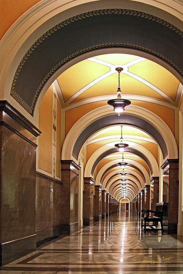 Jefferson Hallway Photograph by Dan McGeorge