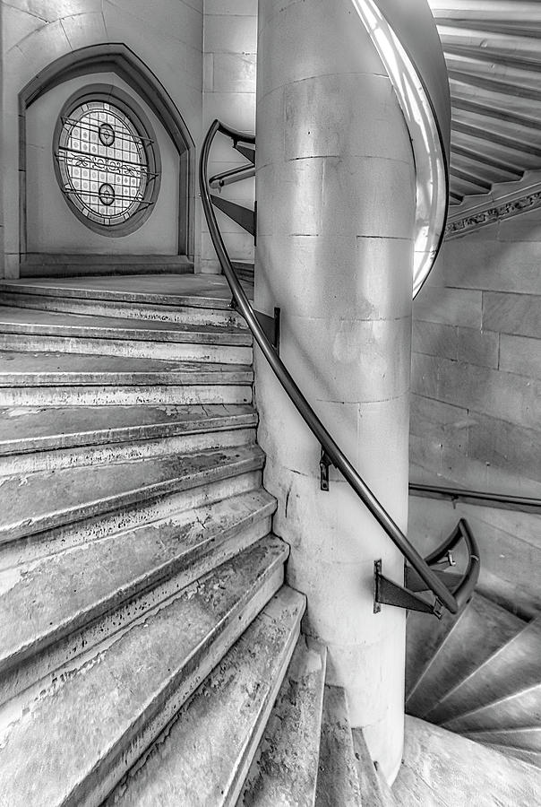 Jefferson Market Spiral Stairs NYPL Photograph by Susan Candelario