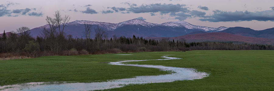Jefferson Meadows Spring Panorama Photograph by White Mountain Images
