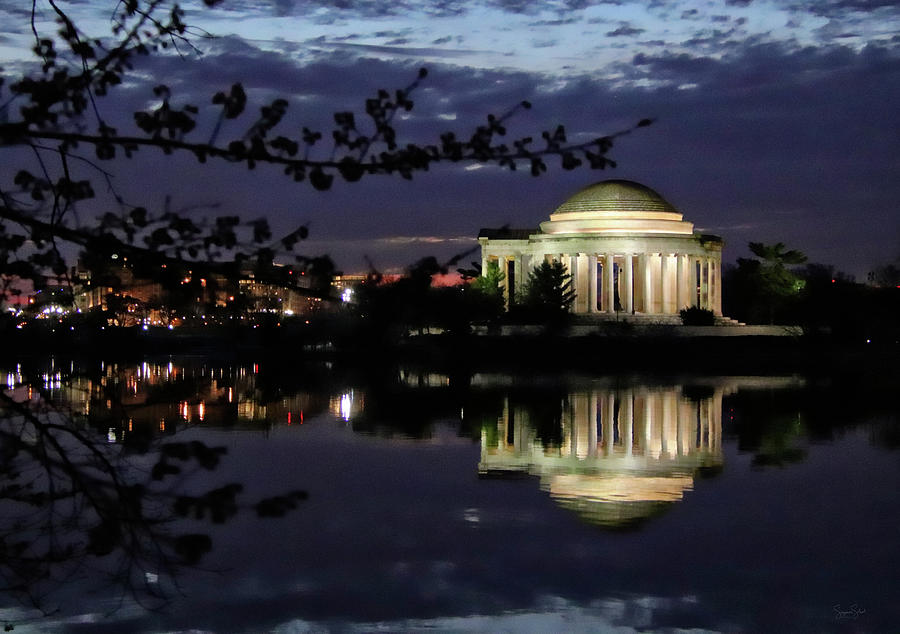 Jefferson Memorial at Twilight Photograph by Suzanne Stout
