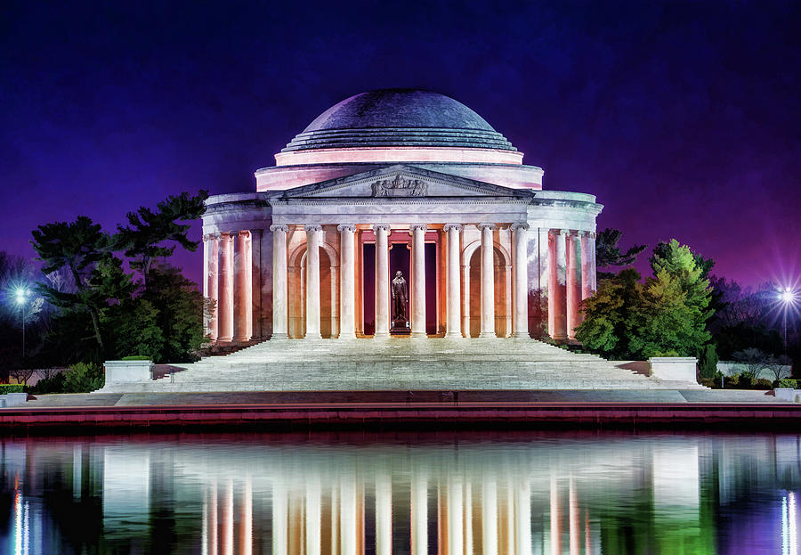 Jefferson Memorial Painting by Christopher Arndt