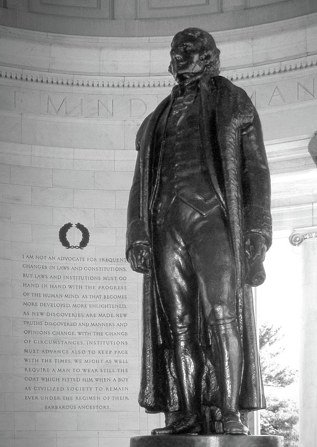 Jefferson Memorial Inside Photograph by Mike McGlothlen