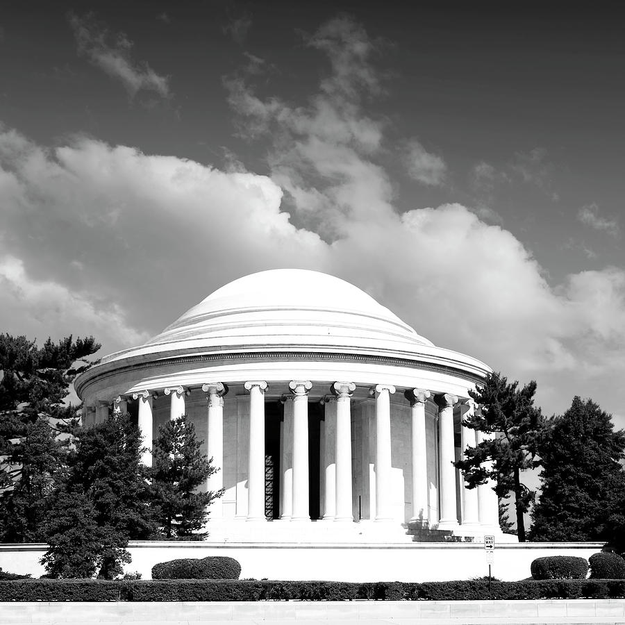 Jefferson Memorial Washington DC BW Photograph by Bob Pardue