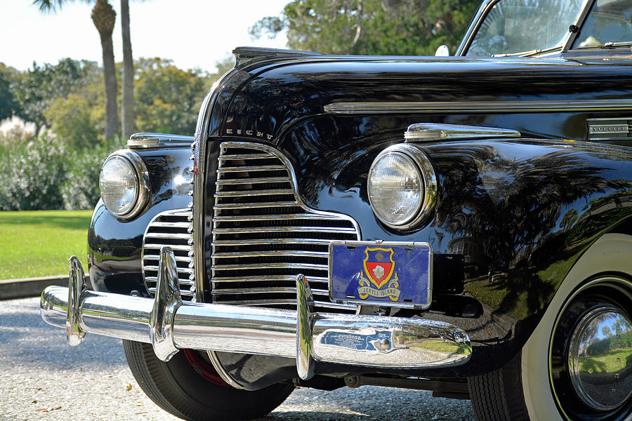 Jekyll Island Club 1940 Buick Special 8 Front End Photograph by Bruce Gourley