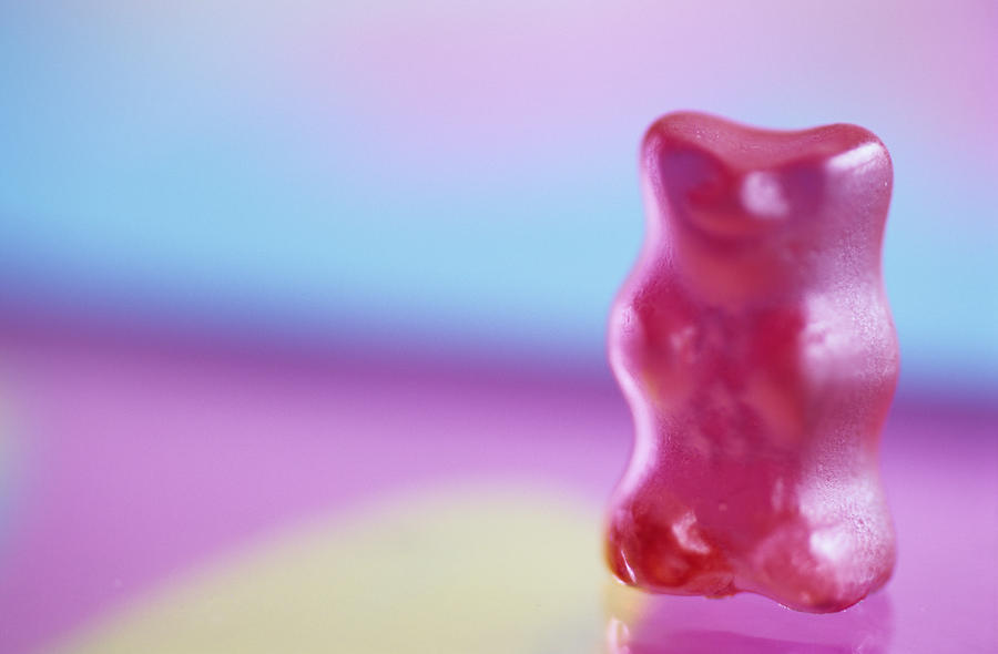 Jellybaby, traditional German sweet, extreme close up Photograph by Achim Sass