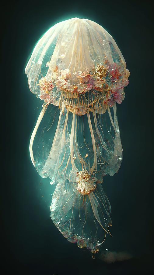 Jellyfish Digital Art by Nickleen Mosher